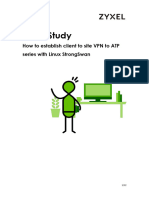 How To Establish Client To Site VPN To ATP Series With Linux StrongSwan