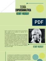 Teoria Neopsicoanalitica - Murray