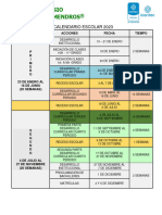 Calendario Escolar 2023