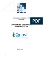 Informe Mensual Qhse Gasnorp Proyectos - Abril 2023