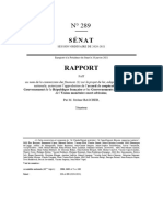 Rapport: Sénat