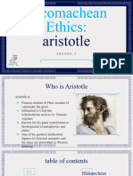 Lesson 5 Nicomachean Ethics Aristotle