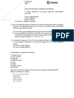 Exercício de Revisão CAMPO ELETRICO