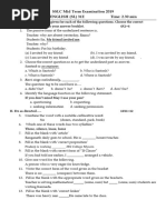 Karnataka 10th Mid Term SA1 Exam English Question Paper 2