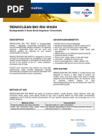 Renoclean Bio Rig Wash