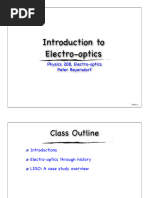 SJSU PHYS 208 Electro-Optics CH 0 - History and Introduction