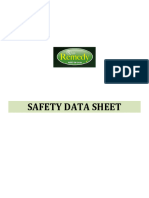 RX 100 Remedy Hydra DM Oxide - Safety Data Sheet