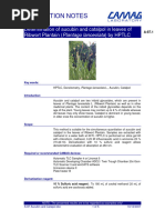 Application Notes: Determination of Aucubin and Catalpol in Leaves of Ribwort Plantain (Plantago Lanceolata) by HPTLC