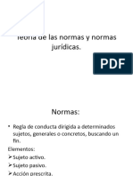 Teoría de Las Normas y Normas Jurídicas