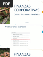 Finanzas Corporativas - Encuentro Sincrónico 5