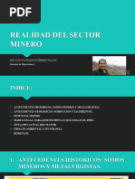 Realidad Del Sector Minero - Cerseu Fqiq