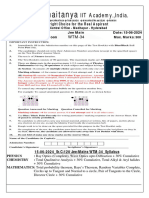 15-06-2024 - SR C-120 - Jee-Mains - WTM-34 - Q Paper