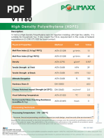 Pe Hdpe v1160 Datasheet