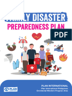 IEC Material Philippines Family Plan Booklet For Disaster Preparedness