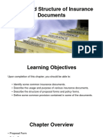 Chapter 7 - Nature and Structure of Insurance Documents