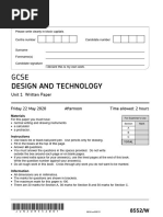 Aqa 8552W QP Nov20