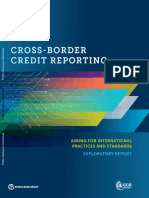 Cross-Border Credit Reporting: Aiming For International Practices and Standards