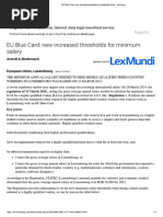 EU Blue Card Luxembourg