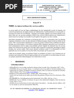 Fiche #4 Le Régime Juridique Des Services Publics