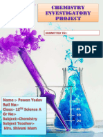 Chemistry Investigatory Project XII On Toothpaste Analysis