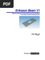 Eriksson Beam User Manual