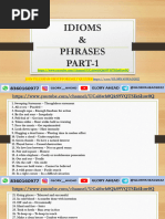 Idioms & Phrases Part-1