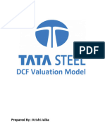 TATA Steels Valuation Model 