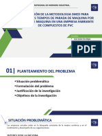 Aplicación de La Metodologia Smed para Reducir Los Tiempos de Parada de Maquina Por Limpieza de Maquina en Una Empresa Fabriante de Compuestos de PVC