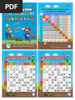 Llavero de Las Tablas de Multiplicar Tematica Mario Bros