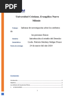 Informe de Investigación Sobre Los Atributos de Las Personas Físicas