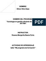 Mi Programa de Formacion