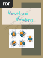 Quantum Numbers Full Notes