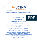 Informe de Investigación Índices de Percepción de La Corrupción en Los Países Centroamericanos