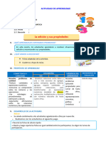 d2 A1 Sesion Mat La Adicion y Sus Propiedades