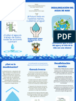 Folleto Sobre La Desalinización Del Agua de Mar