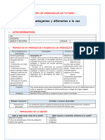 3° SES - TUTOR LUN 17 Somos Semejantes y Diferentes A La Vez Yessenia Carrasco