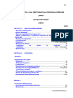 Impuesto A Las Rentas de Las Personas Físicas (IRPF) : DECRETO #148/007 Índice