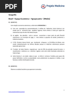 Brasil - Espaço Econômico - Agropecuária - (Médio) - (80 Questões)