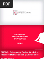 Tema N°2 - Psicologia y Evaluación de Los Procesos Motivacionales y Emocionales - Upsjb