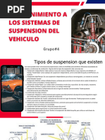 Mantenimiento A Los Sistemas de Suspension Del Vehiculo