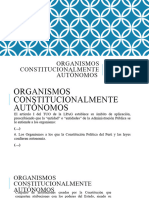 Organismos Constitucionalmente Autónomos