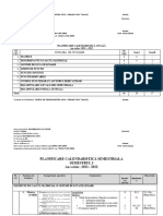 Planificare Calendaristică Anuală An Scolar: 2021 - 2022 Sem.I Sem - II