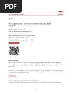 Housing (Statutory and Improvement Areas) Act 1975