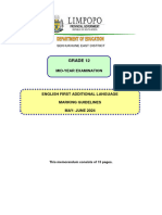 English FAL P2 Grade 12 MG MID-YEAR 2024