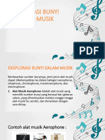 Eksplorasi Bunyi Dalam Musik