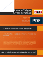 HISTORIA DEL DERECHO - SEMANA 16 Constituciones y Códigos Peruanos