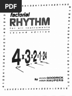 Factorial Rhythm For All Instruments