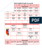 Horario 2°C