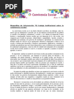 Dispositivo de Convivencia Escolar