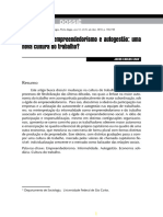 JACOB. Participação, Empreendedorismo e Autogestão - Nova Cultura Do Trabalho